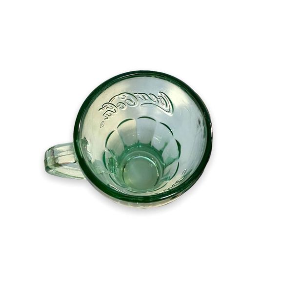 Vintage Libbey Coca Cola Glass Shake Float Mug With Handle Green 14 oz - Picture 4 of 6
